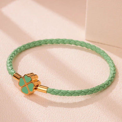 Kleeblatt-Seil Armband