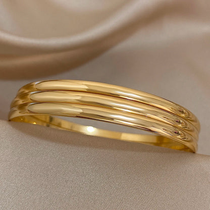 Goldarmband 3er Set