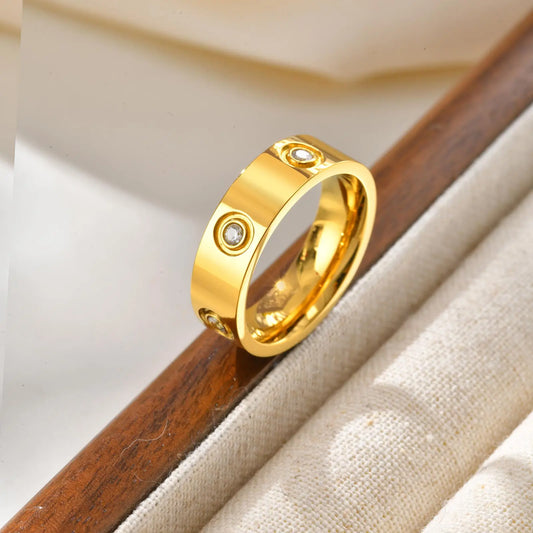 Ring mit Zirkonia