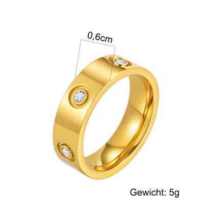 Ring mit Zirkonia
