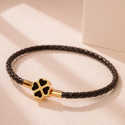 Kleeblatt-Seil Armband