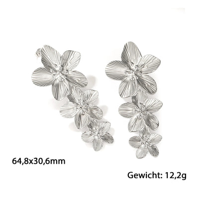Blumen Ohrring