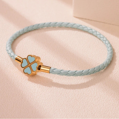 Kleeblatt-Seil Armband