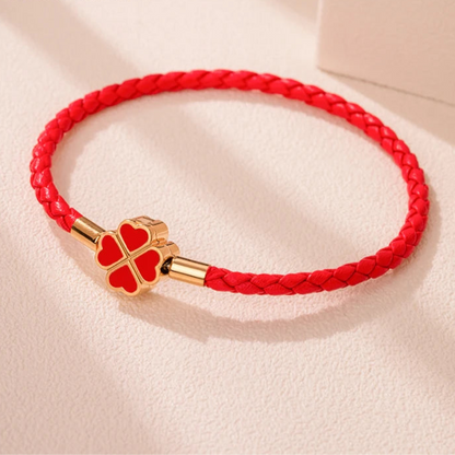 Kleeblatt-Seil Armband