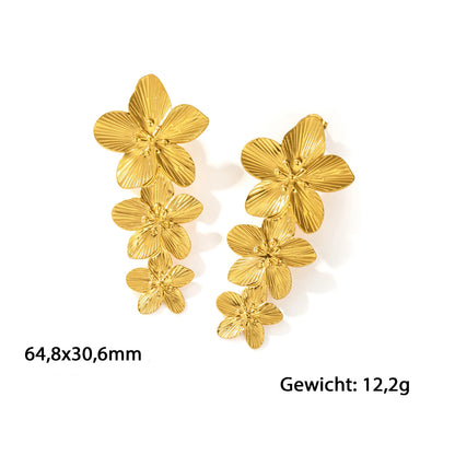 Blumen Ohrring