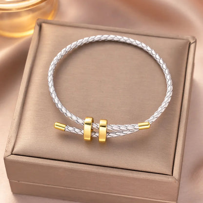 Bunte Retro H-Armbänder in Seiloptik