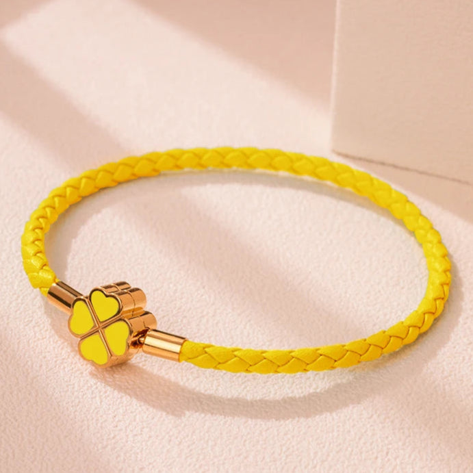 Kleeblatt-Seil Armband