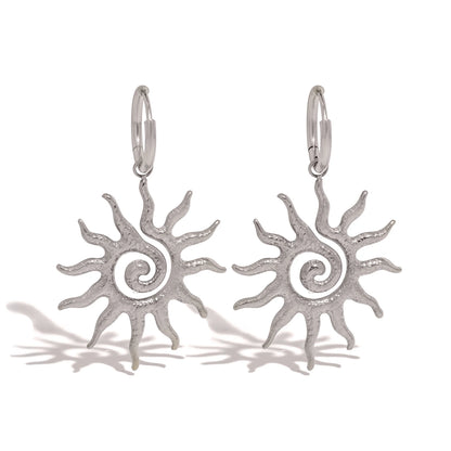 Sonnenamulett und Ohrringe