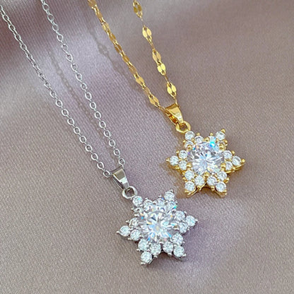 Glitzer-Sternen-Halskette