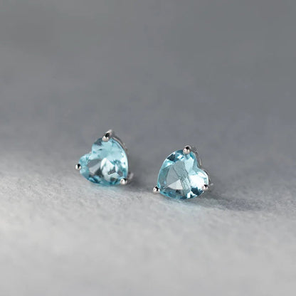 925 Sterling Silber Herz Ohrringe