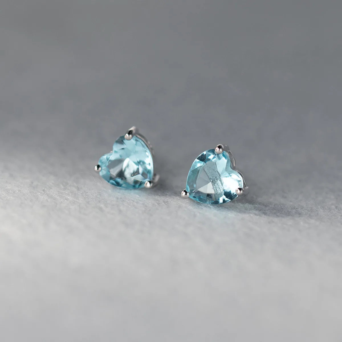 925 Sterling Silber Herz Ohrringe