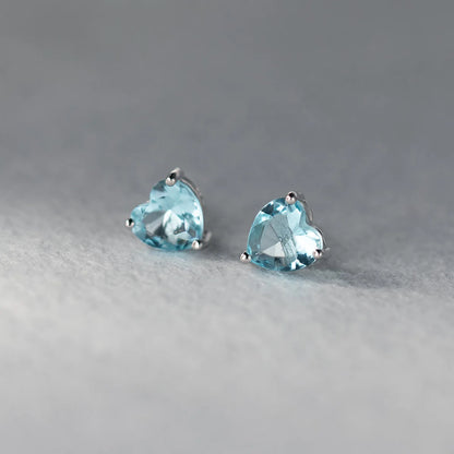 925 Sterling Silber Herz Ohrringe