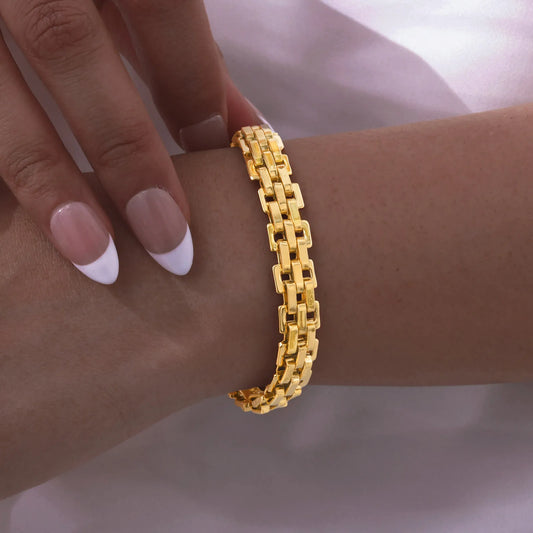 Goldketten Armband