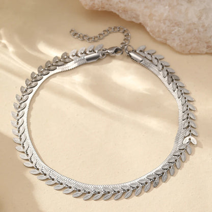 Lorbeer Fußkette
