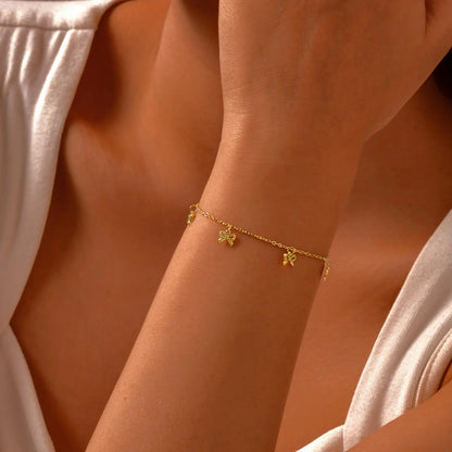Minimale Schleifen Armband