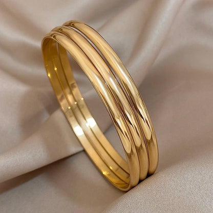 Goldarmband 3er Set