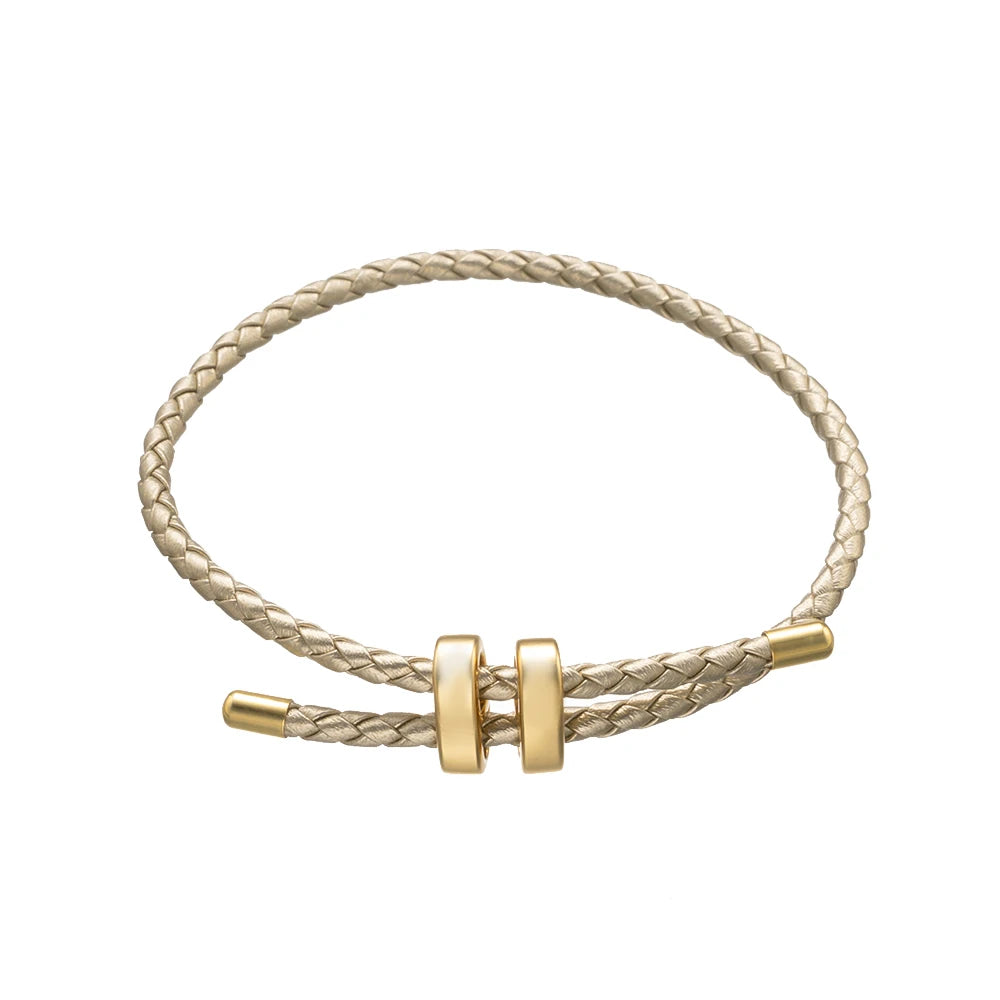 Bunte Retro H-Armbänder in Seiloptik