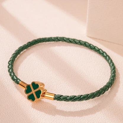 Kleeblatt-Seil Armband