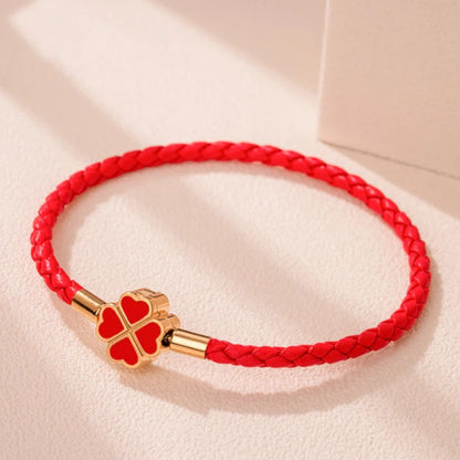 Kleeblatt-Seil Armband