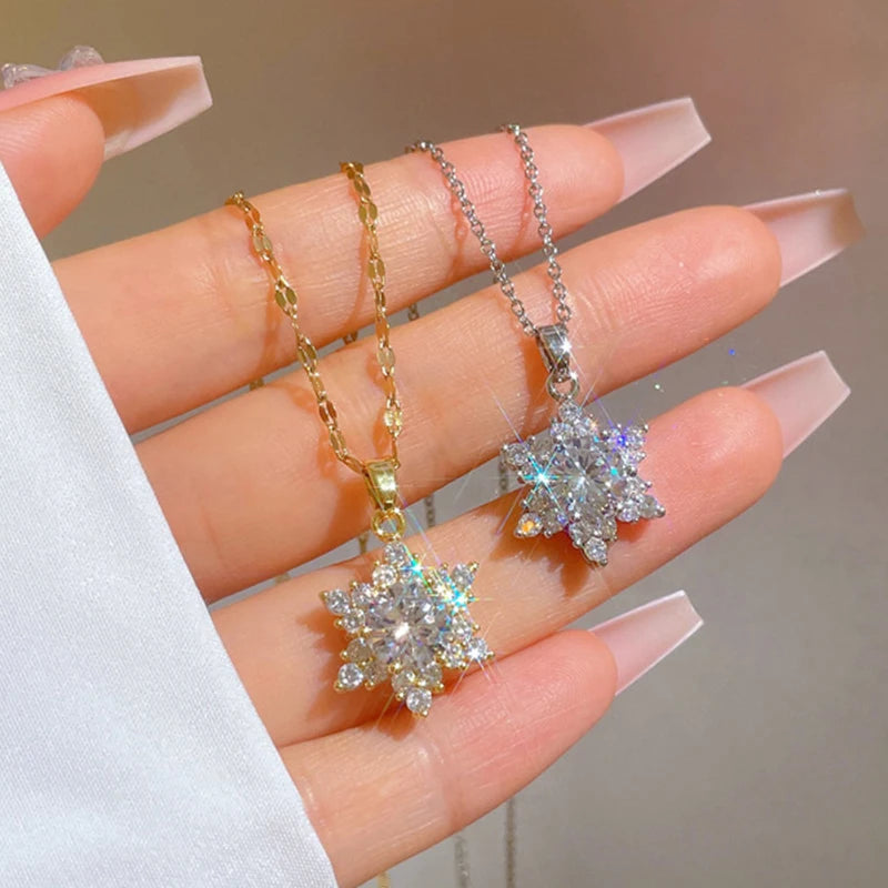 Glitzer-Sternen-Halskette