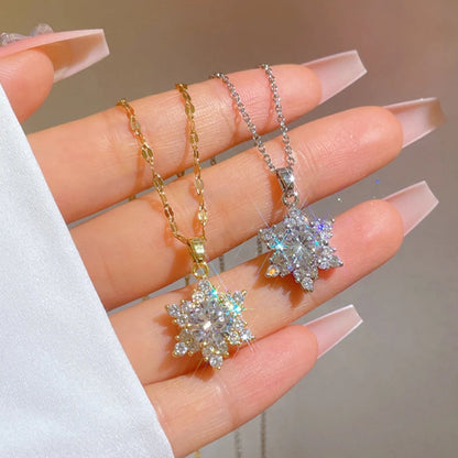 Glitzer-Sternen-Halskette