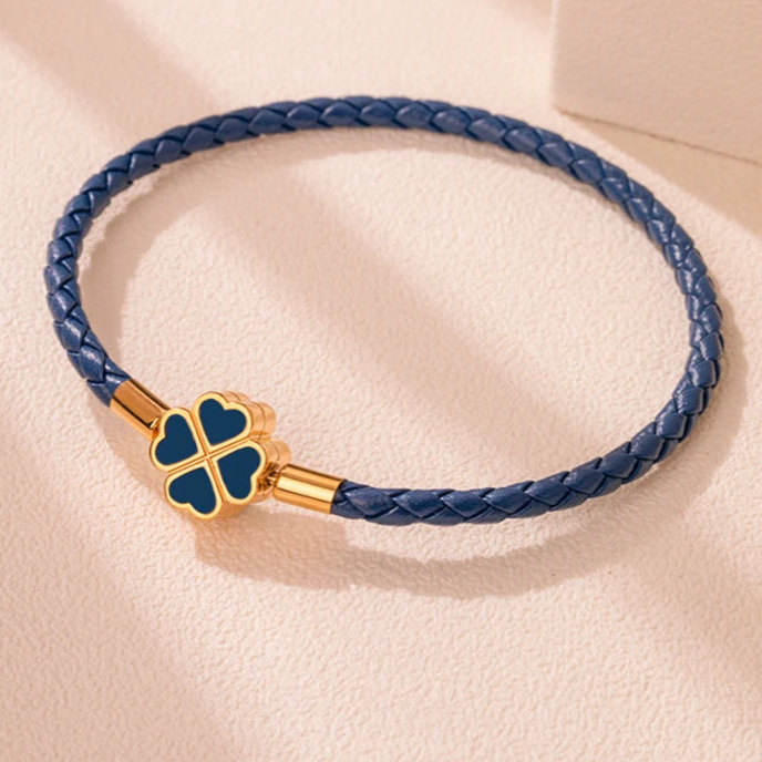 Kleeblatt-Seil Armband