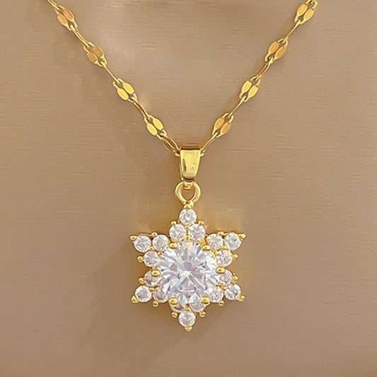 Glitzer-Sternen-Halskette